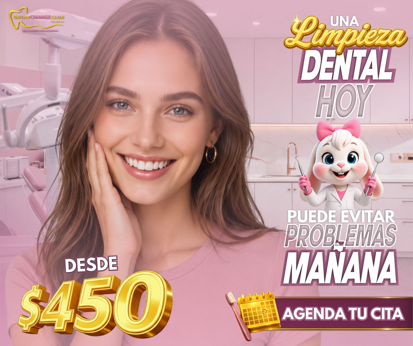 Promoción de limpieza dental en Orthochange